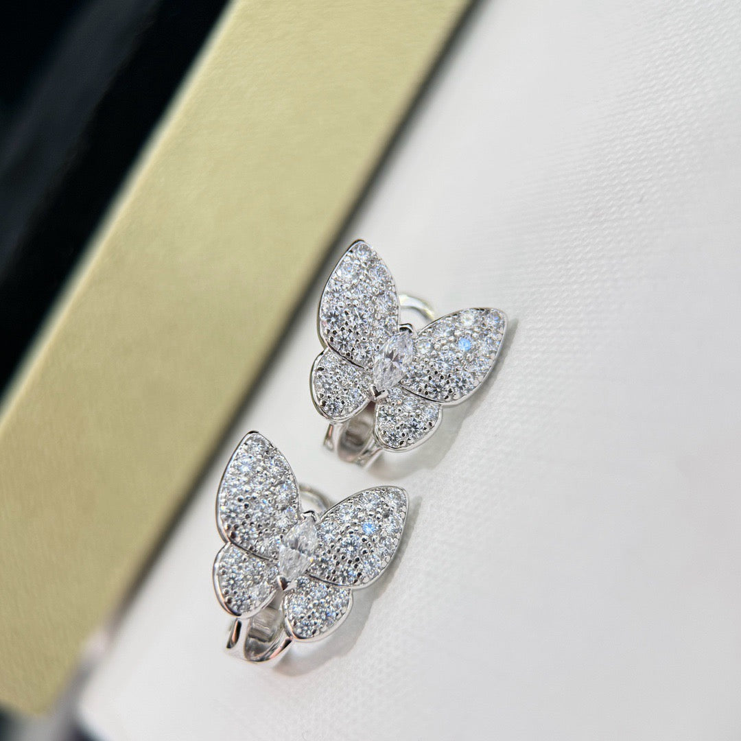 [Love Lucky] SCHMETTERLING ALLE DIAMANT OHRRINGE