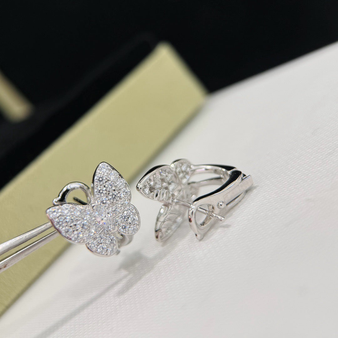 [Love Lucky] SCHMETTERLING ALLE DIAMANT OHRRINGE