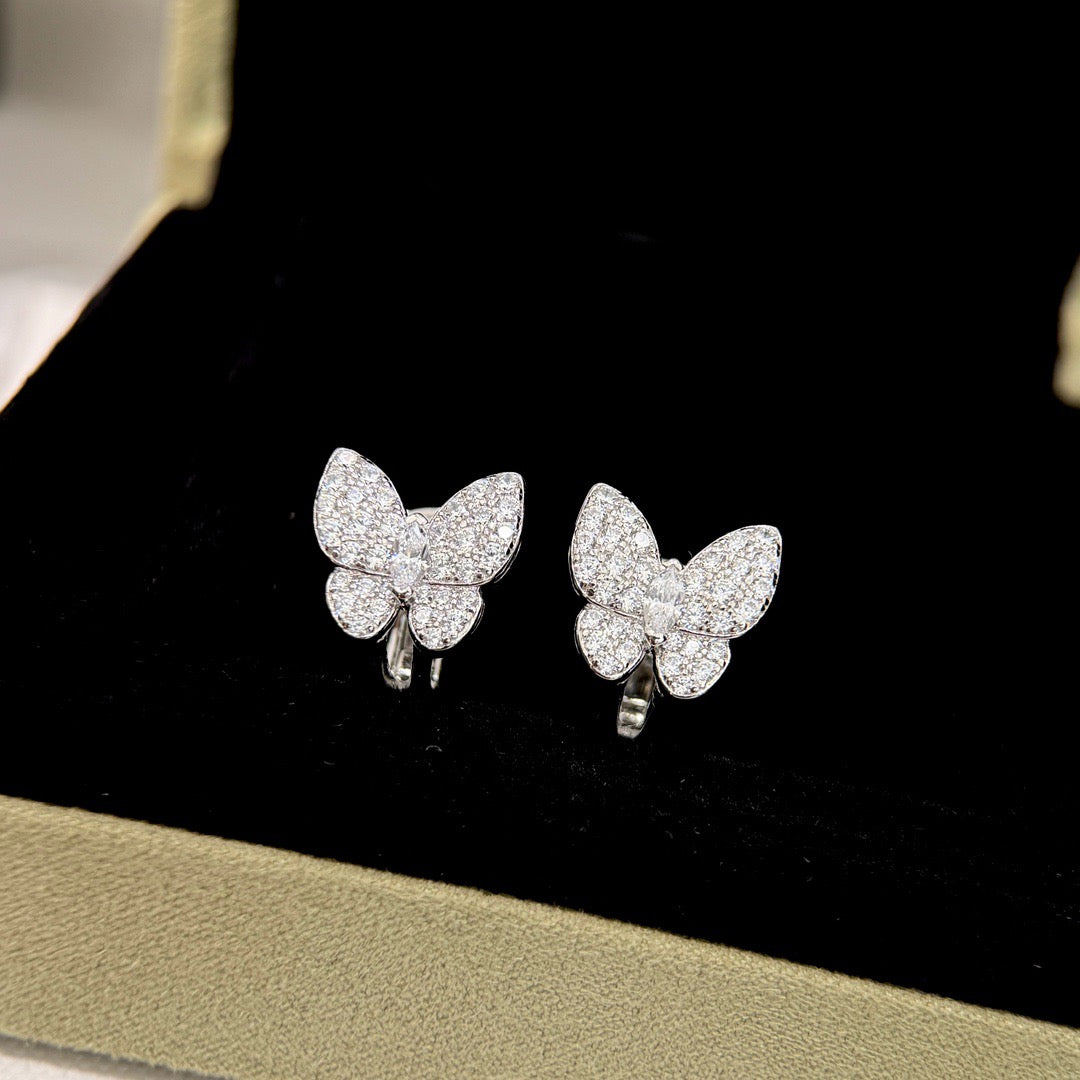 [Love Lucky] SCHMETTERLING ALLE DIAMANT OHRRINGE