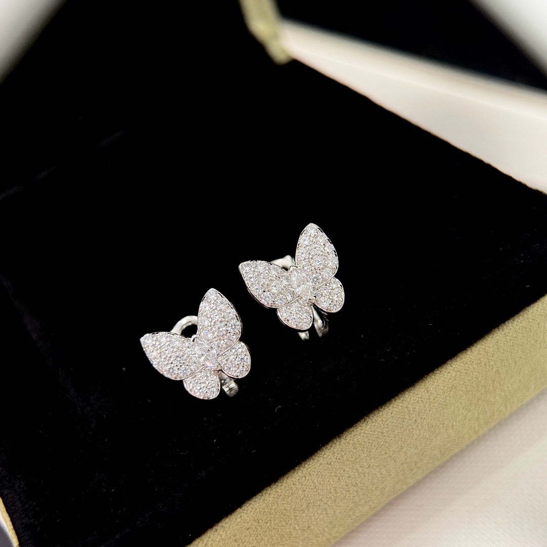 [Love Lucky] SCHMETTERLING ALLE DIAMANT OHRRINGE
