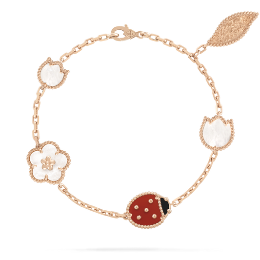 [Love Lucky] Armband mit 5 Glücksmotiven