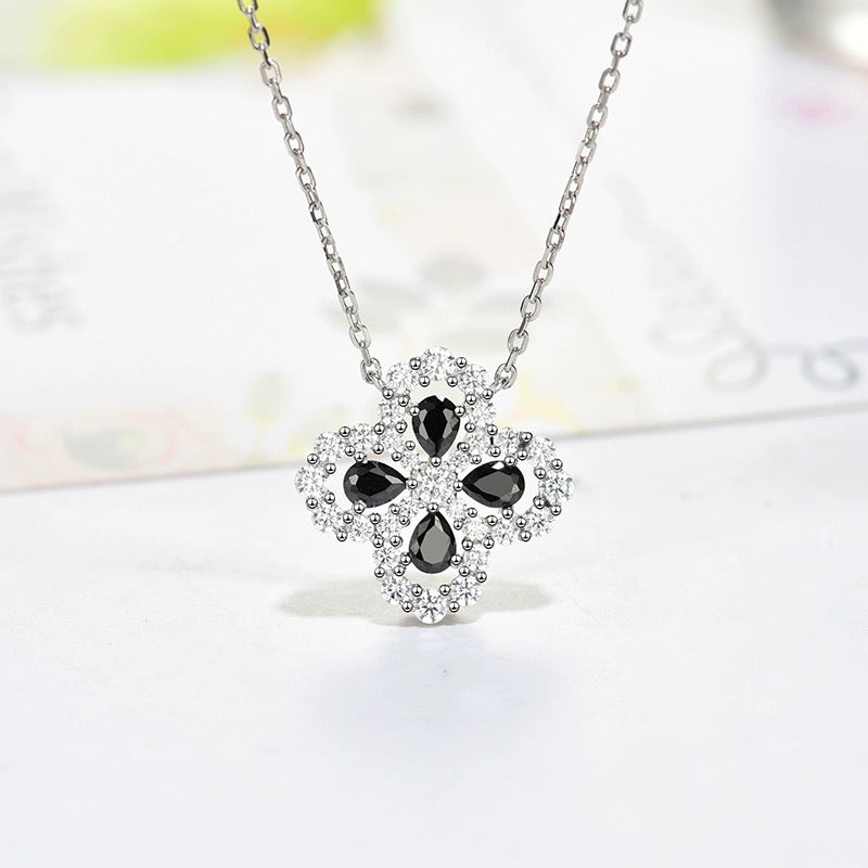 [Love Lucky] LOOP HALSKETTE VOLLMOTIV DIAMANT 16MM MEHRERE FARBEN