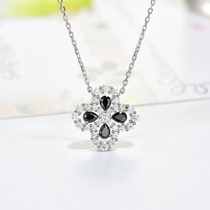 [Love Lucky] LOOP HALSKETTE VOLLMOTIV DIAMANT 16MM MEHRERE FARBEN