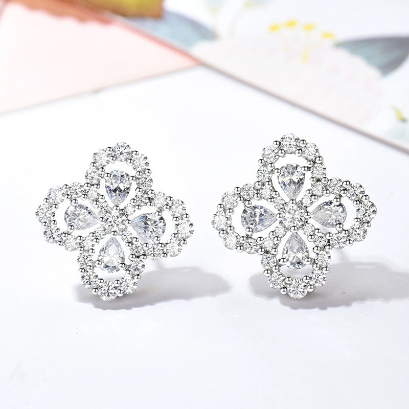 [Love Lucky] LOOP-OHRRINGE VOLLMOTIV DIAMANT 16MM