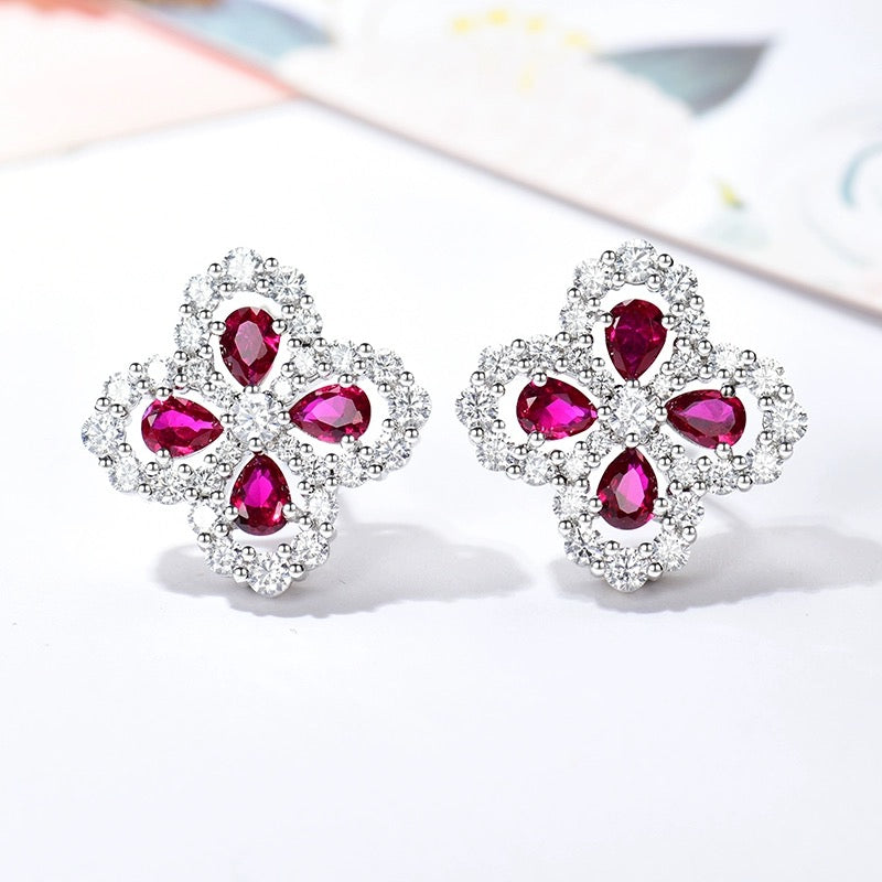 [Love Lucky] LOOP-OHRRINGE VOLLMOTIV DIAMANT 16MM