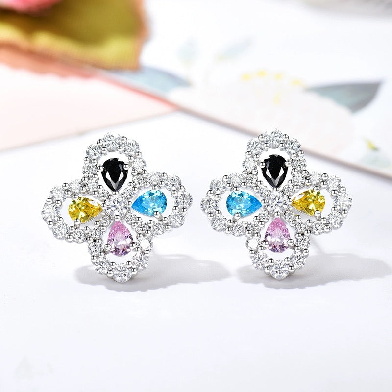 [Love Lucky] LOOP-OHRRINGE VOLLMOTIV DIAMANT 16MM