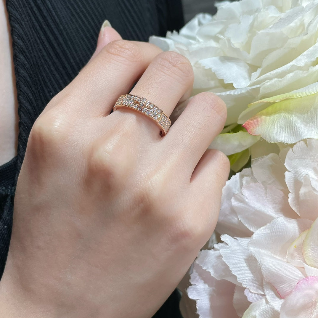 [Love Lucky]KELLY ROSA GOLD DIAMANTRING