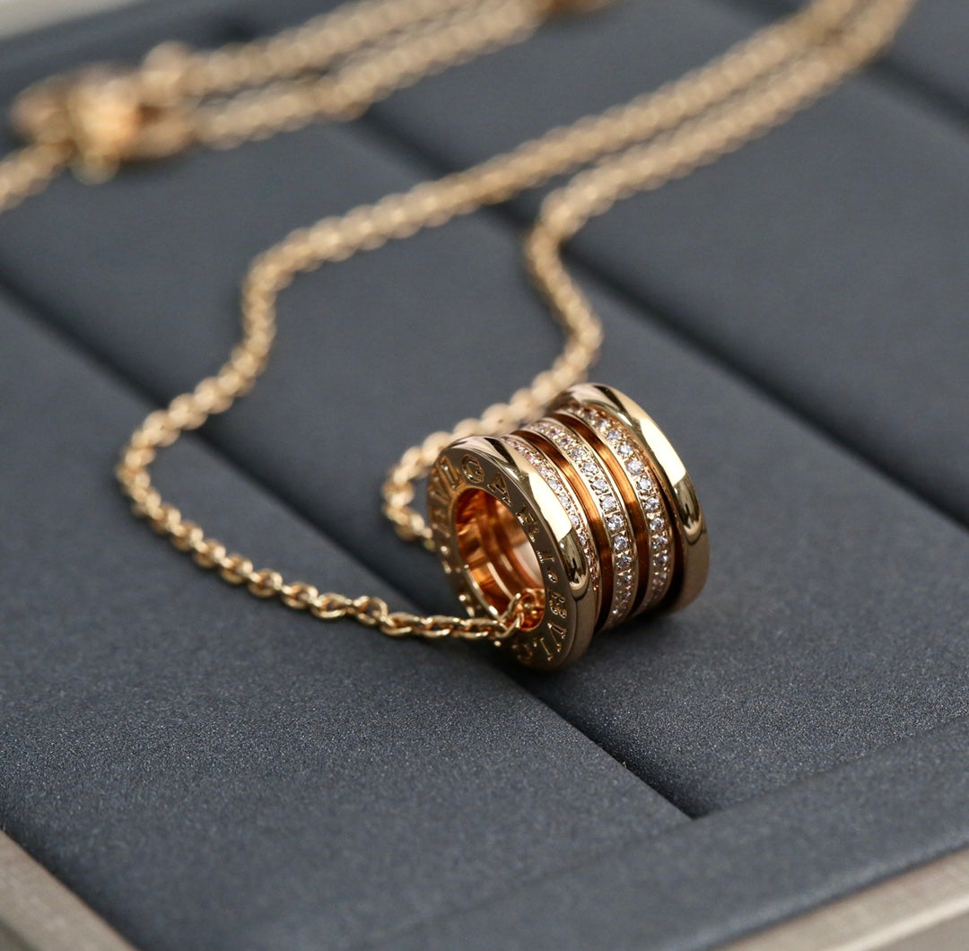 [Love Lucky]ZERO 1 ROSA GOLD DIAMANT HALSKETTE