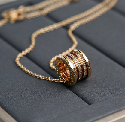 [Love Lucky]ZERO 1 ROSA GOLD DIAMANT HALSKETTE