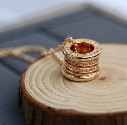 [Love Lucky]ZERO 1 ROSA GOLD DIAMANT HALSKETTE