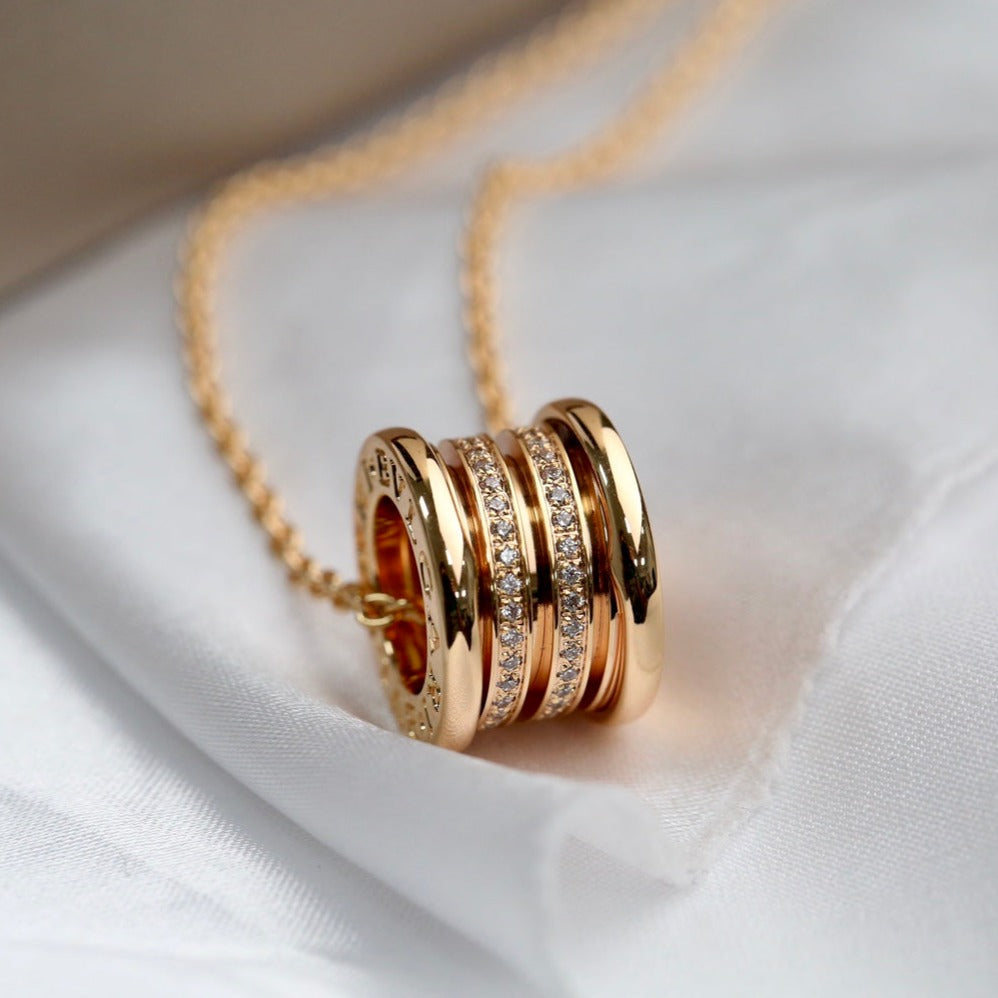 [Love Lucky]ZERO 1 ROSA GOLD DIAMANT HALSKETTE