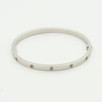 [Love Lucky] LIEBESARMBAND 3,65 MM 10 DIAMANTEN