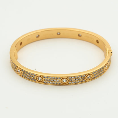 [Love Lucky]LOVE BRACELET 6.1MM DIAMOND-PAVED 10 BIG DIAMONDS