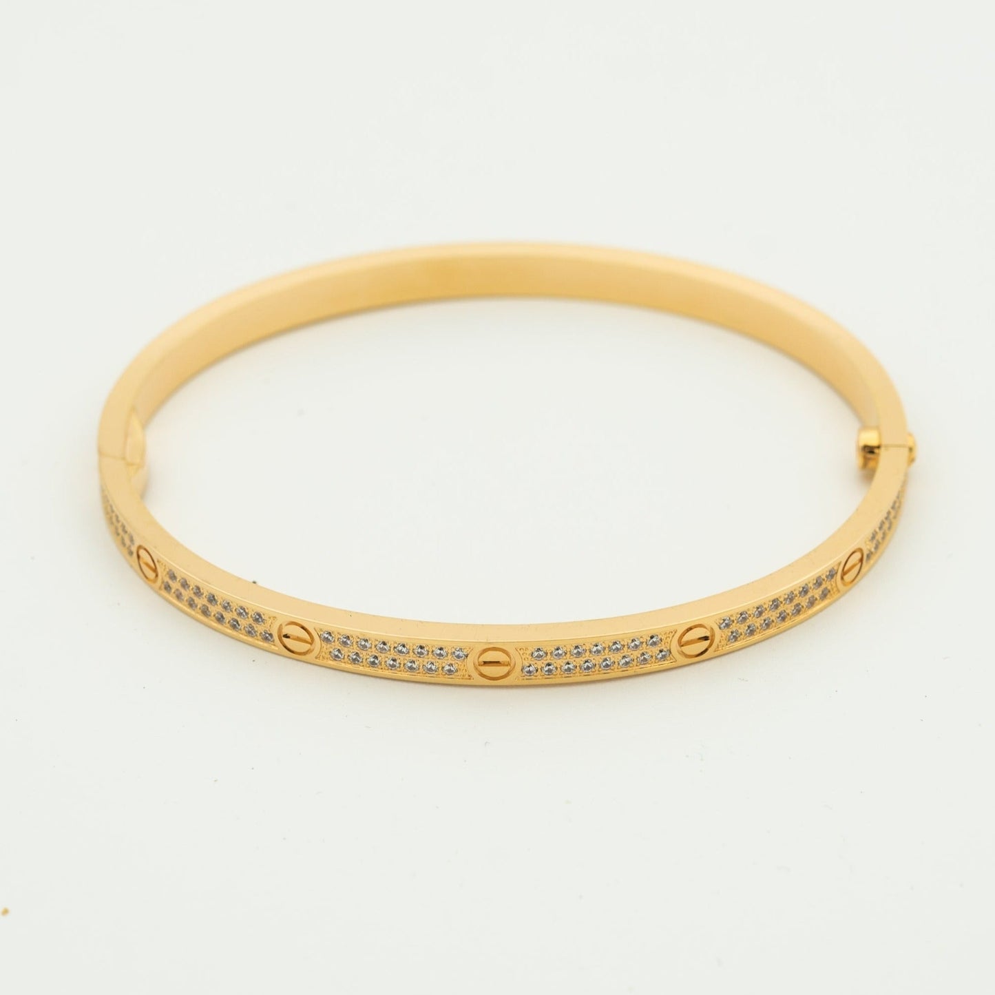 [Love Lucky] Liebesarmband 3,65 mm mit Diamanten besetzt