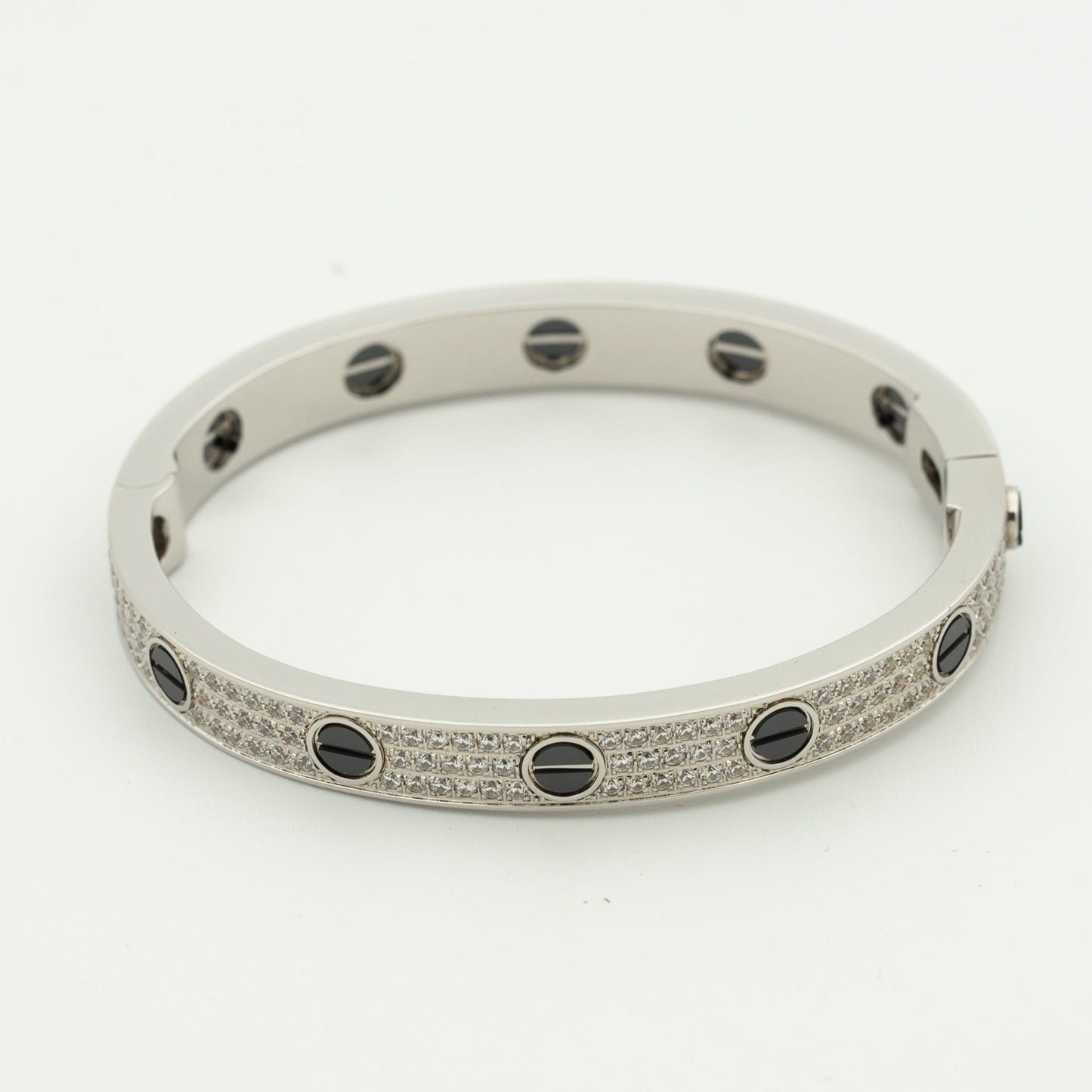 [Love Lucky]LOVE BRACELET 6.1MM DIAMOND-PAVED CERAMIC