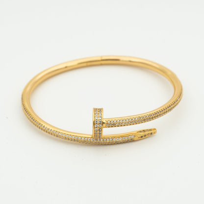 [Love Lucky]JUSTE BRACELET 3.5MM ALL DIAMONDS