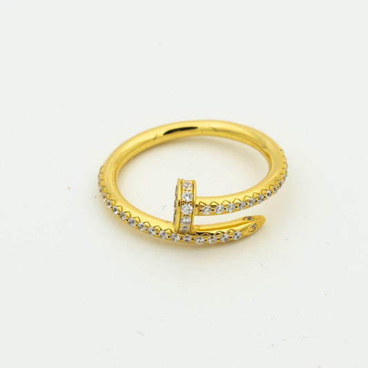 [ラブラッキー]ジャステリング 1.8MM ゴールド ダイヤモンド