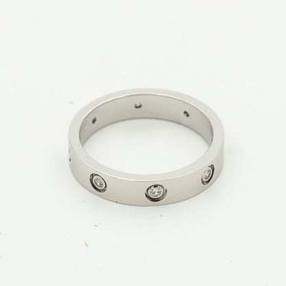 [Love Lucky] Liebesring 3,6 mm 8 Diamanten