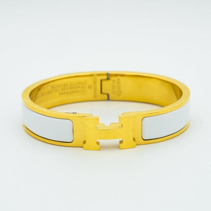 [Love Lucky]H WEISSES ARMBAND 