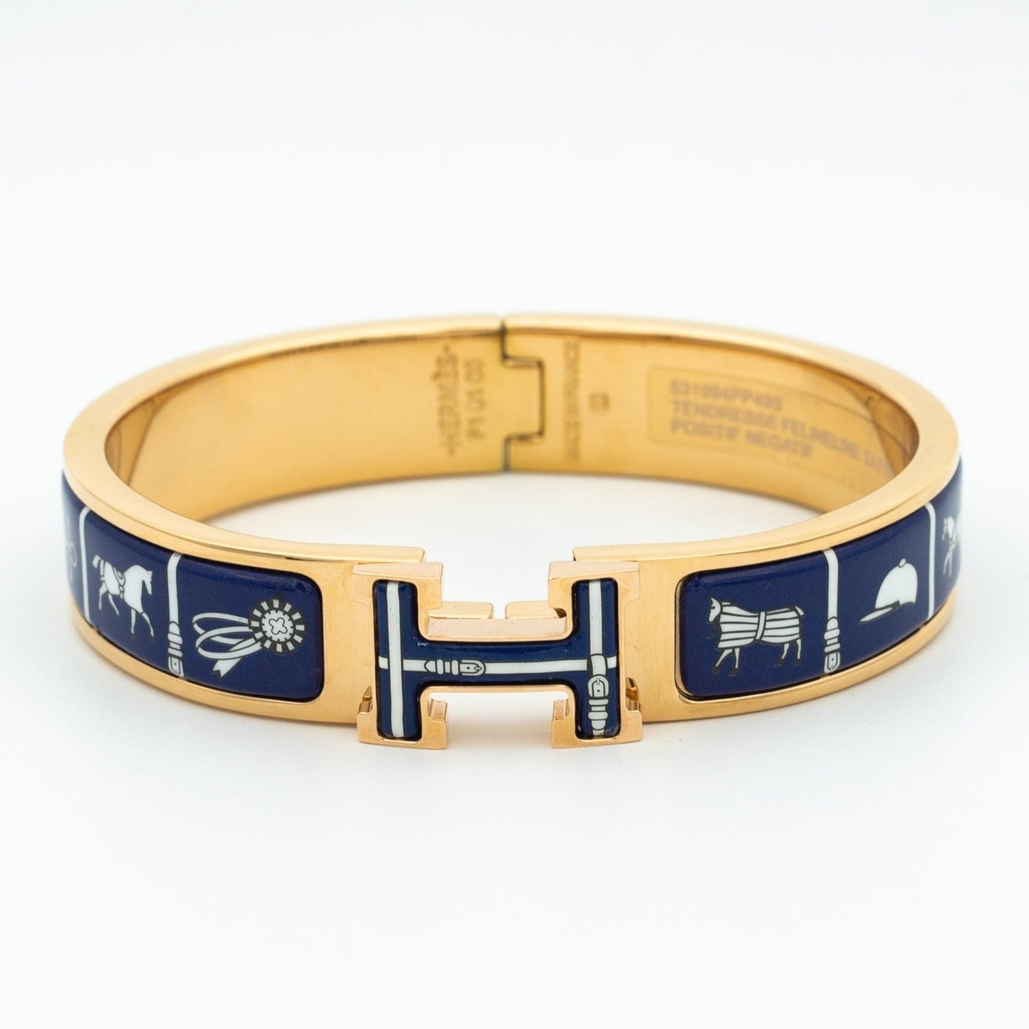 [Love Lucky]H BRACELET BLUE CERAMIC