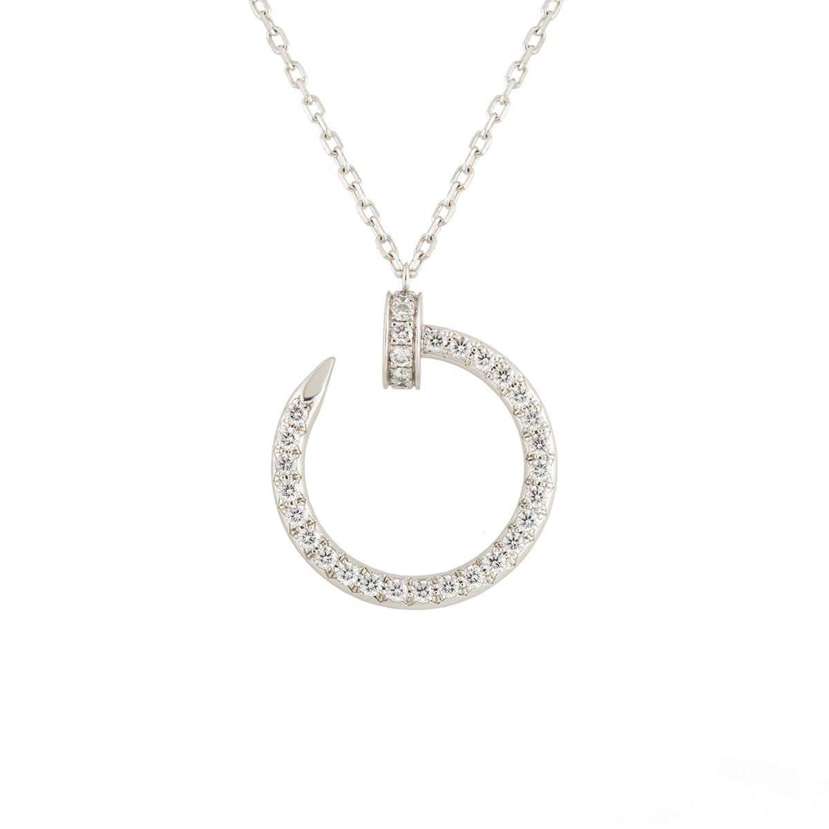 [Love Lucky]JUSTE Halskette Silber Diamanten 