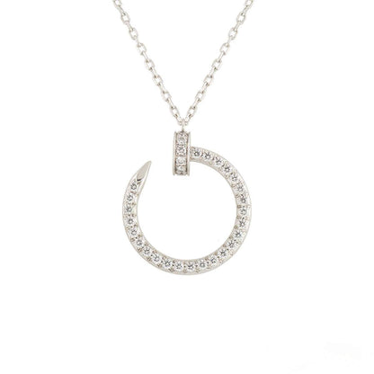 [Love Lucky]JUSTE Halskette Silber Diamanten 