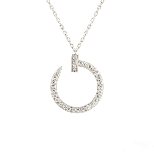 [Love Lucky]JUSTE Halskette Silber Diamanten 