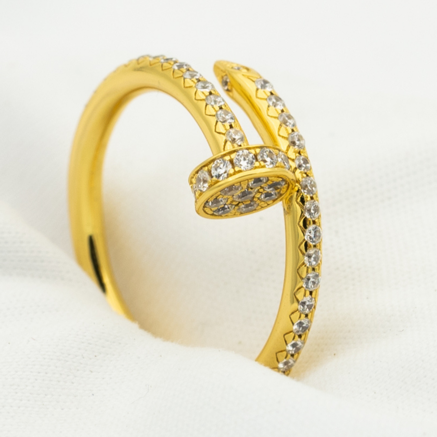 [Love Lucky]JUSTE RING 1.8MM GOLD DIAMONDS