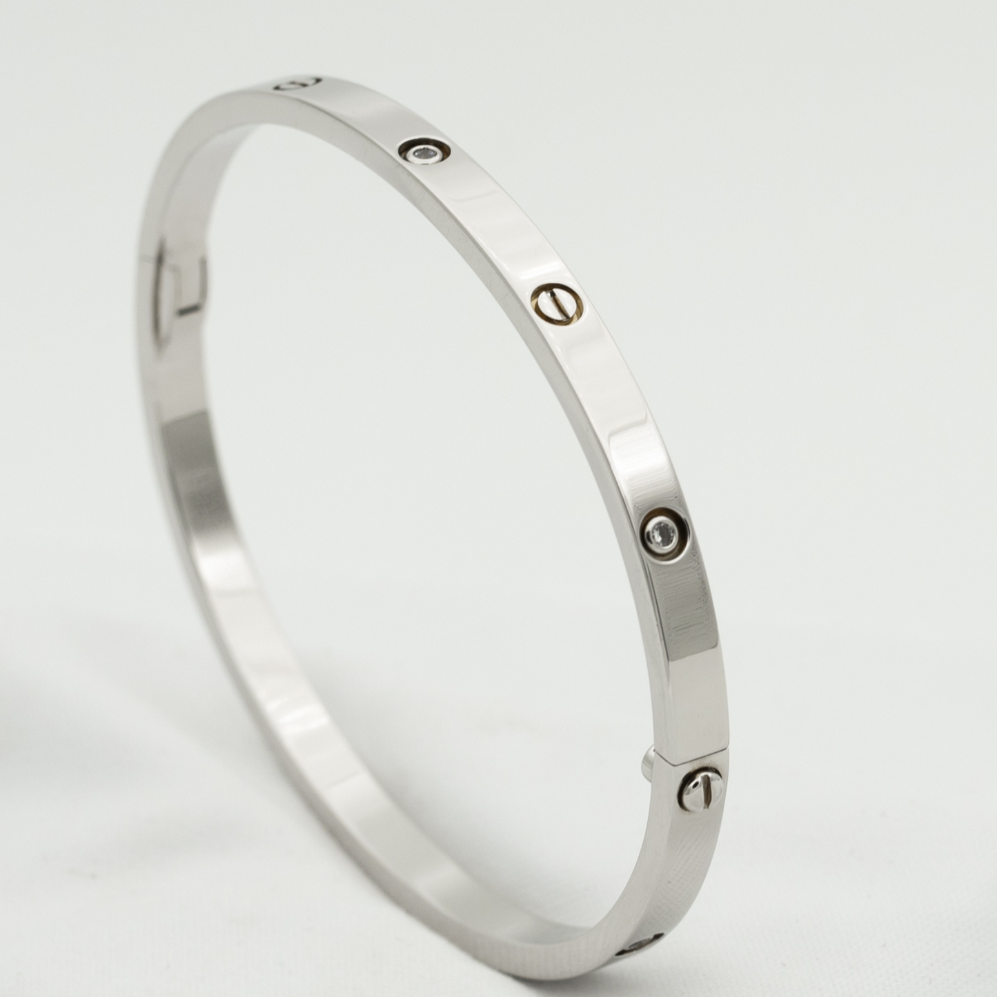 [Love Lucky] LIEBESARMBAND 3,65 MM 6 DIAMANTEN