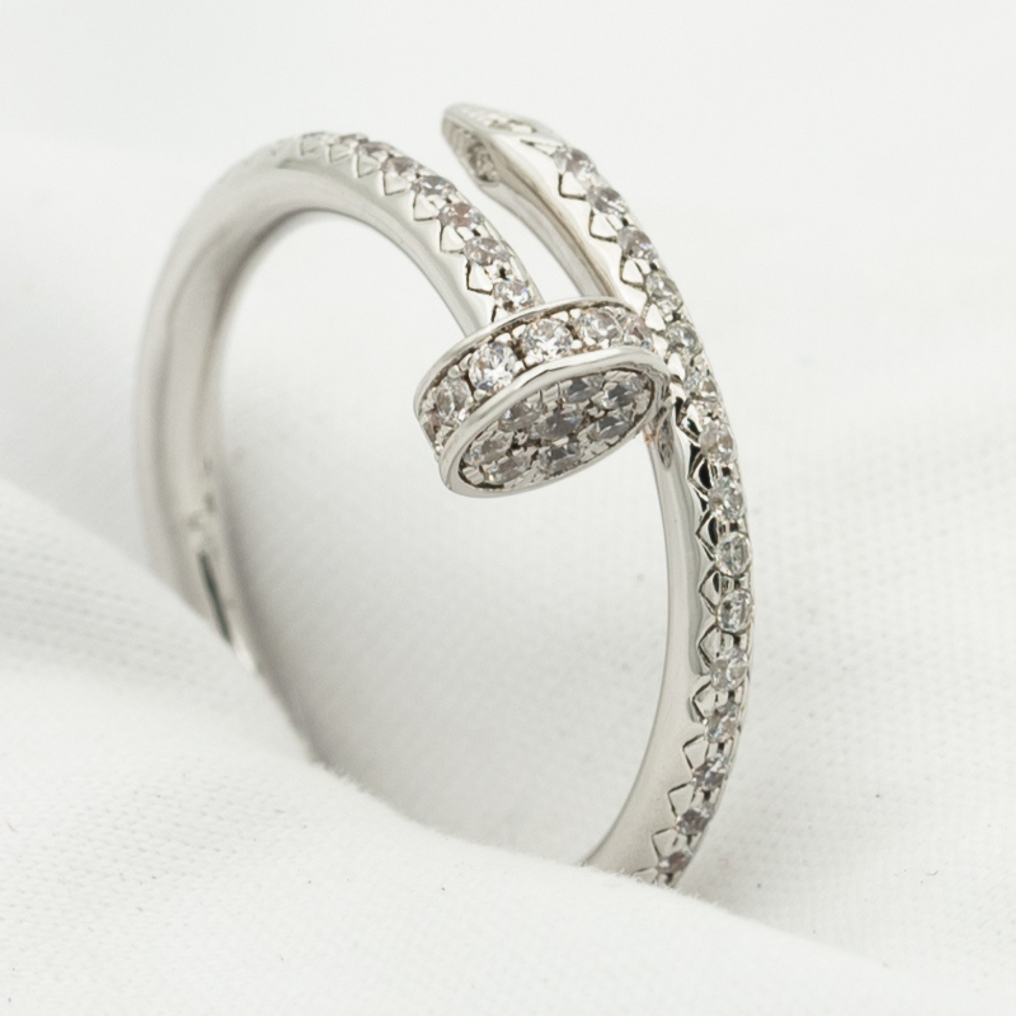 [ラブラッキー]ジャステリング 1.8MM シルバー ダイヤモンド
