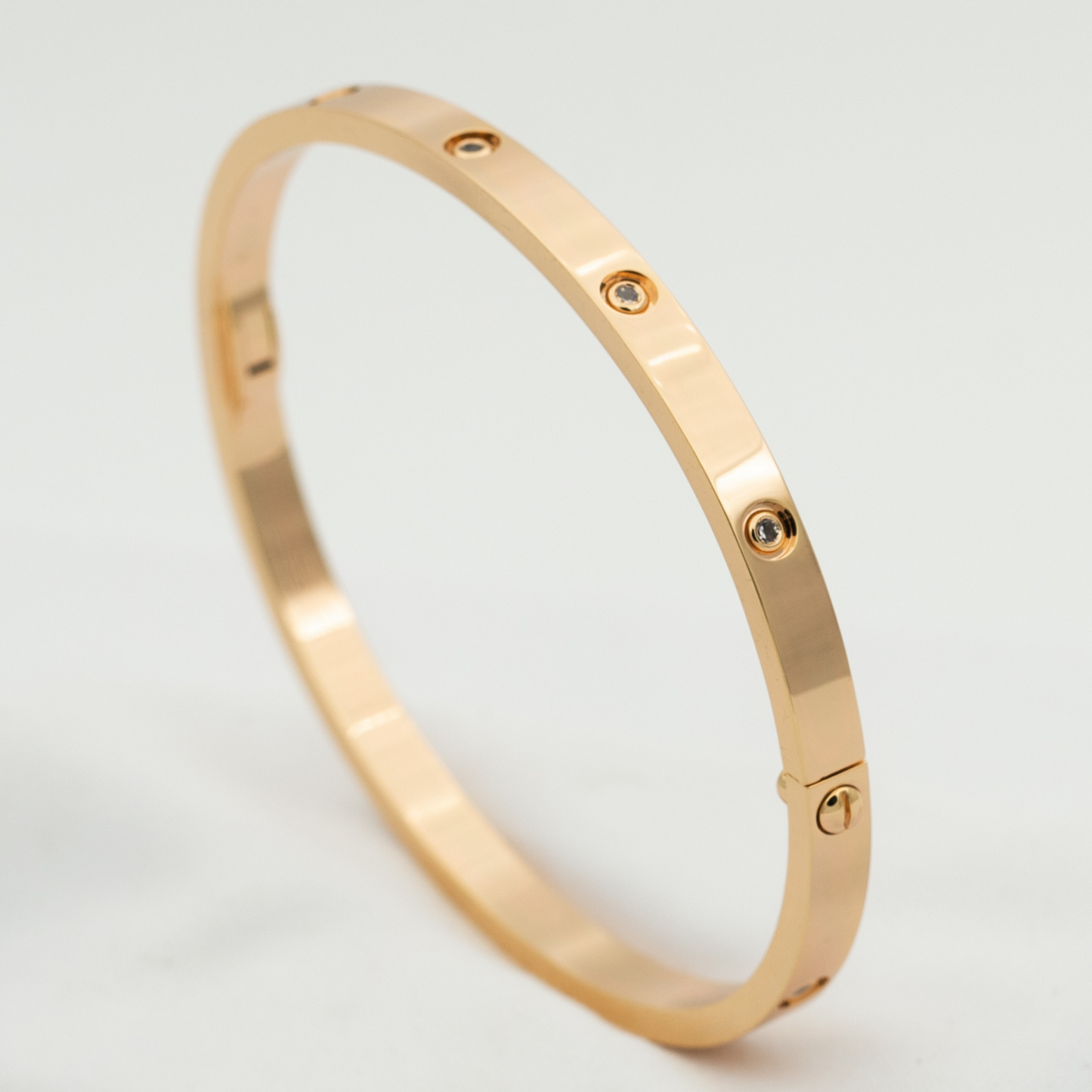 [Love Lucky] LIEBESARMBAND 3,65 MM 10 DIAMANTEN