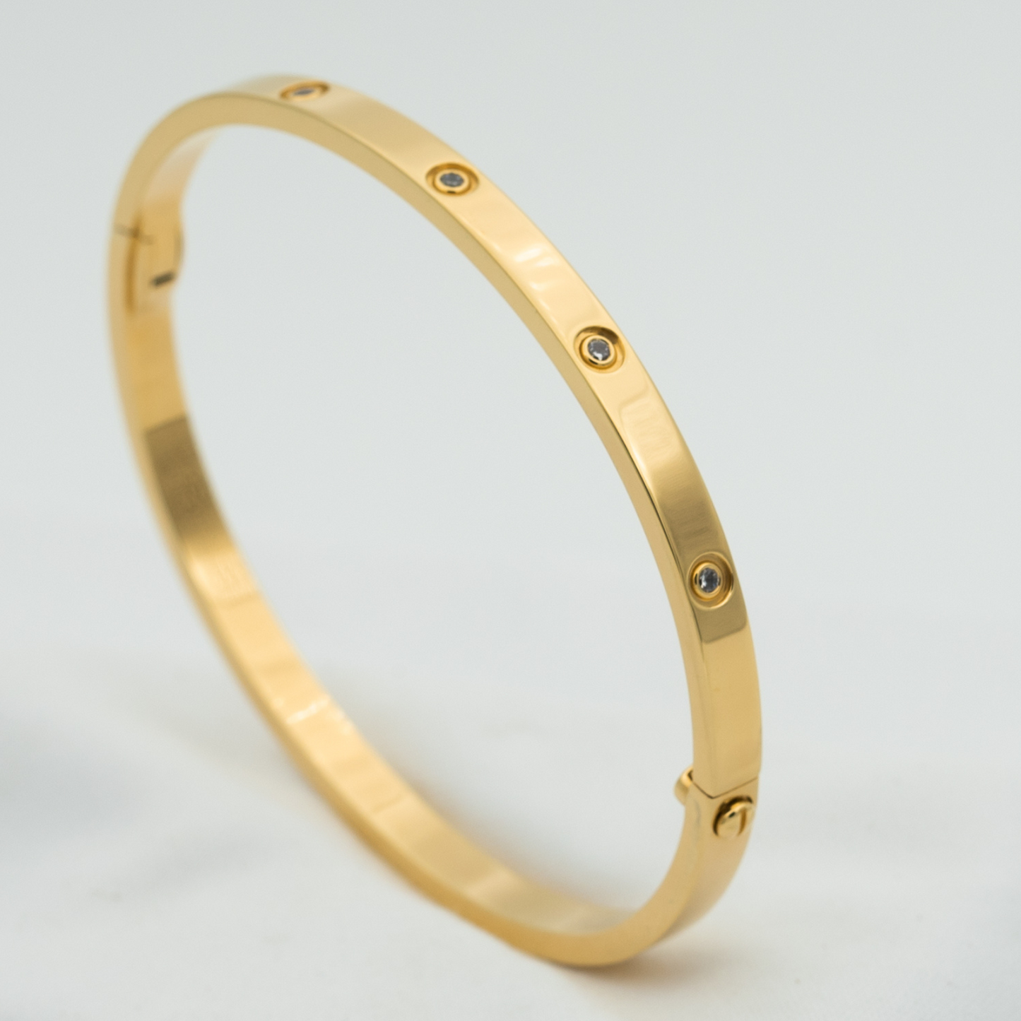 [Love Lucky] LIEBESARMBAND 3,65 MM 10 DIAMANTEN