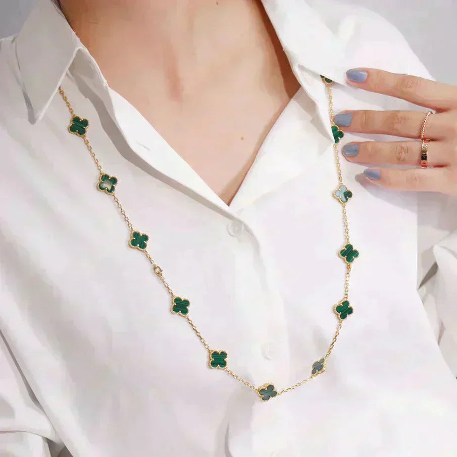 [Love Lucky]CLOVER 20 Motive Malachit Gold