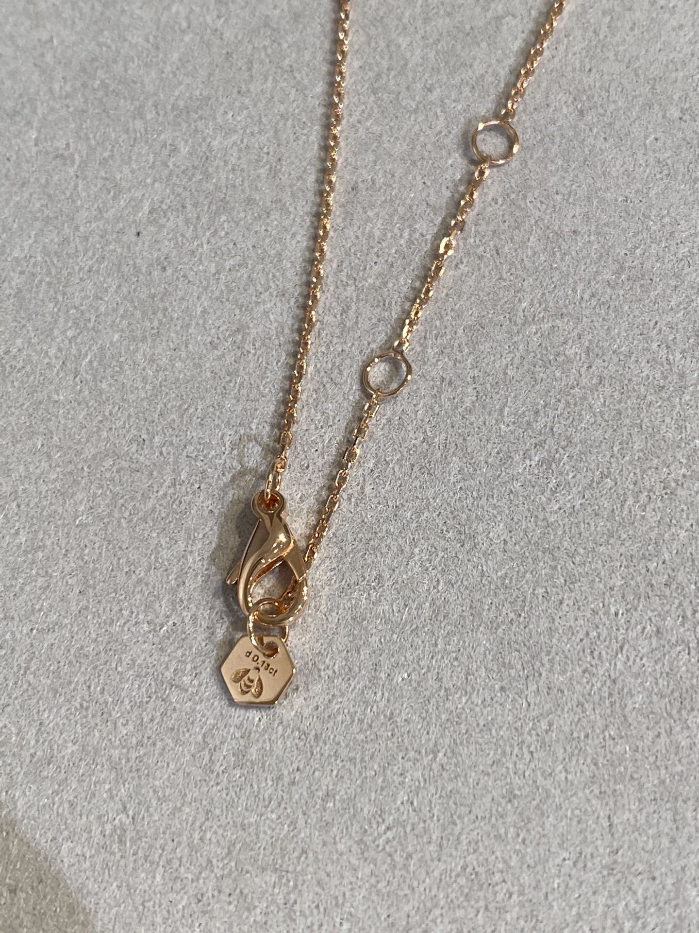 [Love Lucky]BEE LOVE DIAMOND NECKLACE