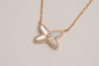 [Love Lucky]JEUX DE HALSKETTE 1 DIAMANT