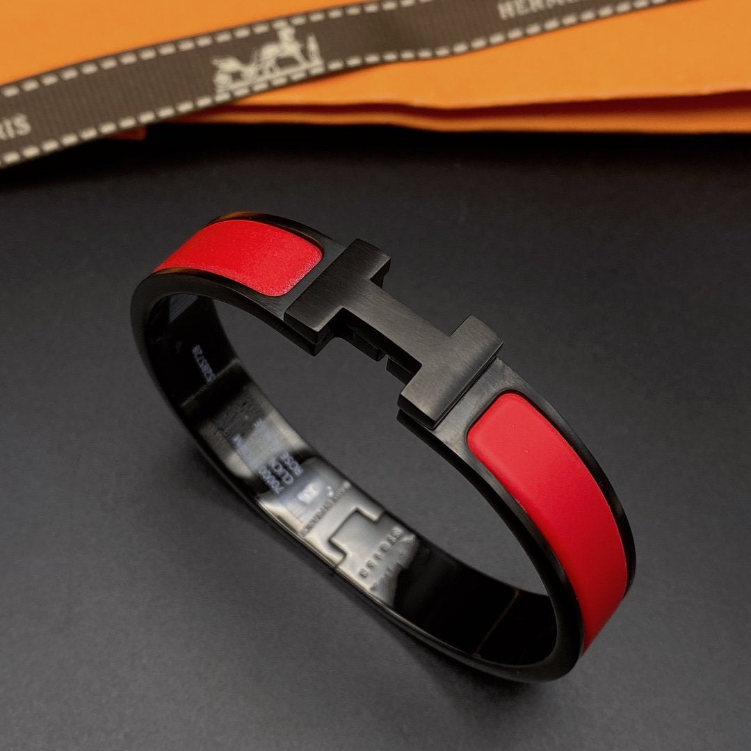 [Love Lucky]CLIC HM SO BLACK RED BRACELET
