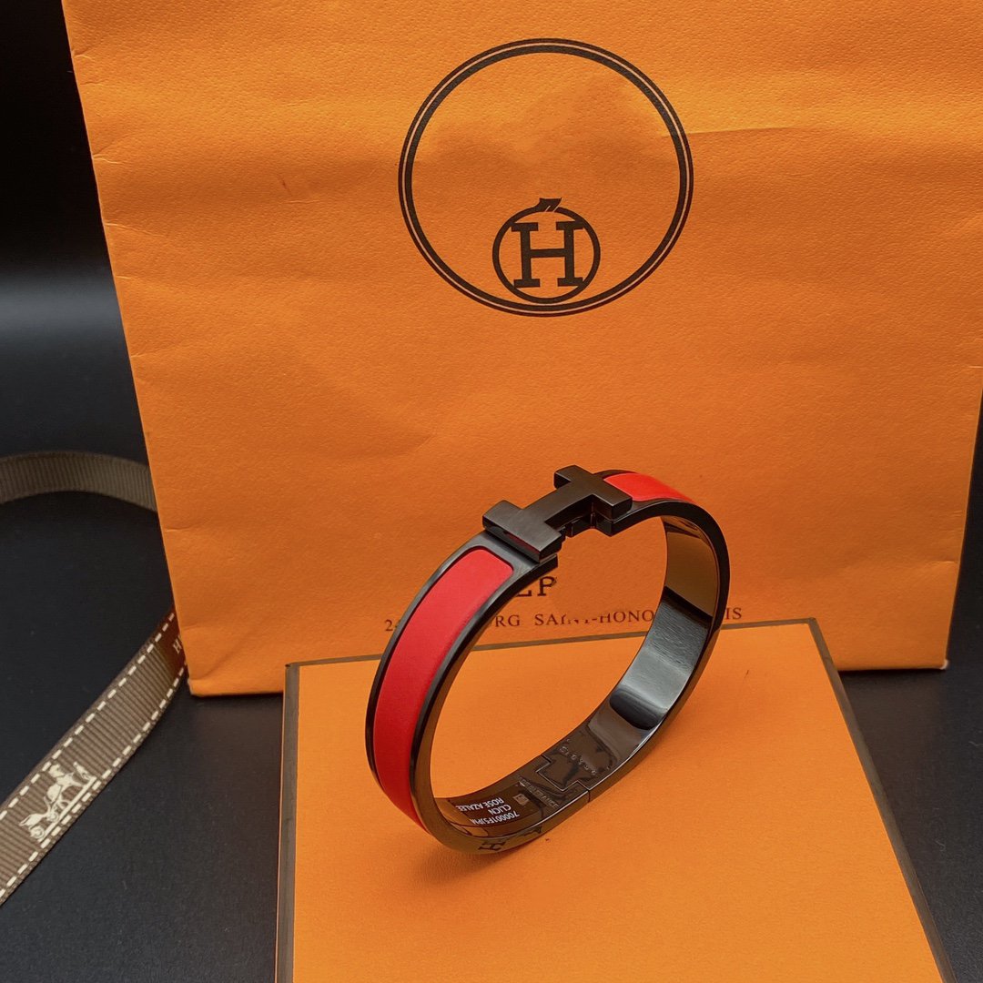 [Love Lucky]CLIC HM SO BLACK RED BRACELET