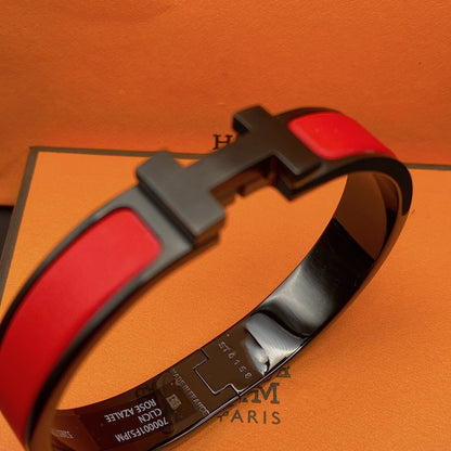 [Love Lucky]CLIC HM SO BLACK RED BRACELET
