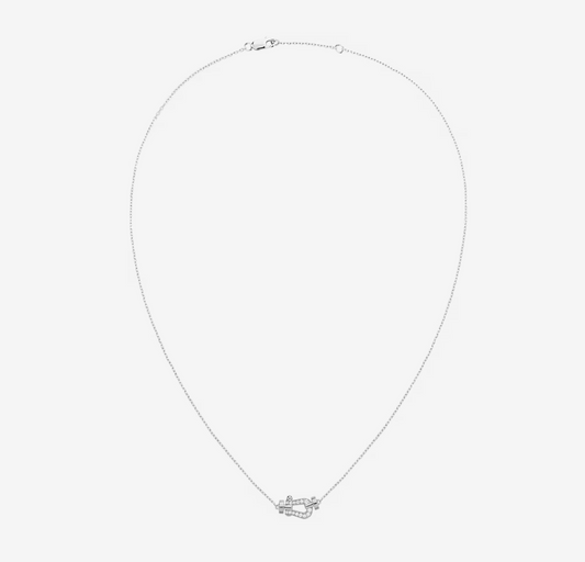 [Love Lucky]FORCE 10 DIAMANT-SILBER-HALSKETTE MINI-MODELL