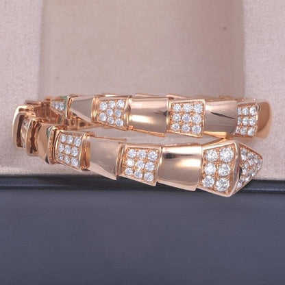 [Love Lucky]SERPENTI ARMBAND ROTGOLD DIAMANT