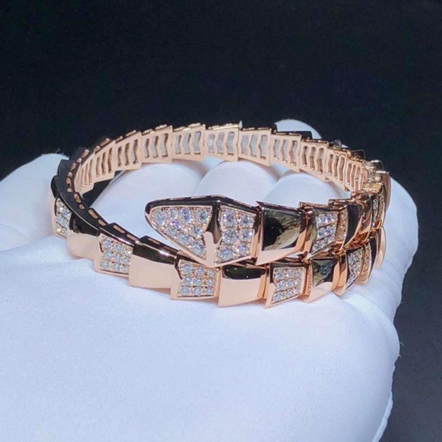 [Love Lucky]SERPENTI ARMBAND ROTGOLD DIAMANT