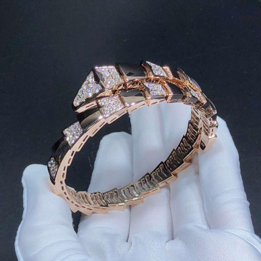 [Love Lucky]SERPENTI ARMBAND ROTGOLD DIAMANT