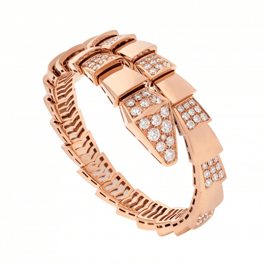 [Love Lucky]SERPENTI BREITES ARMBAND ROTGOLD DIAMANT