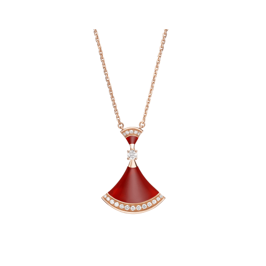 [Love Lucky] TRAUMKETTE KARNEOL DIAMANT