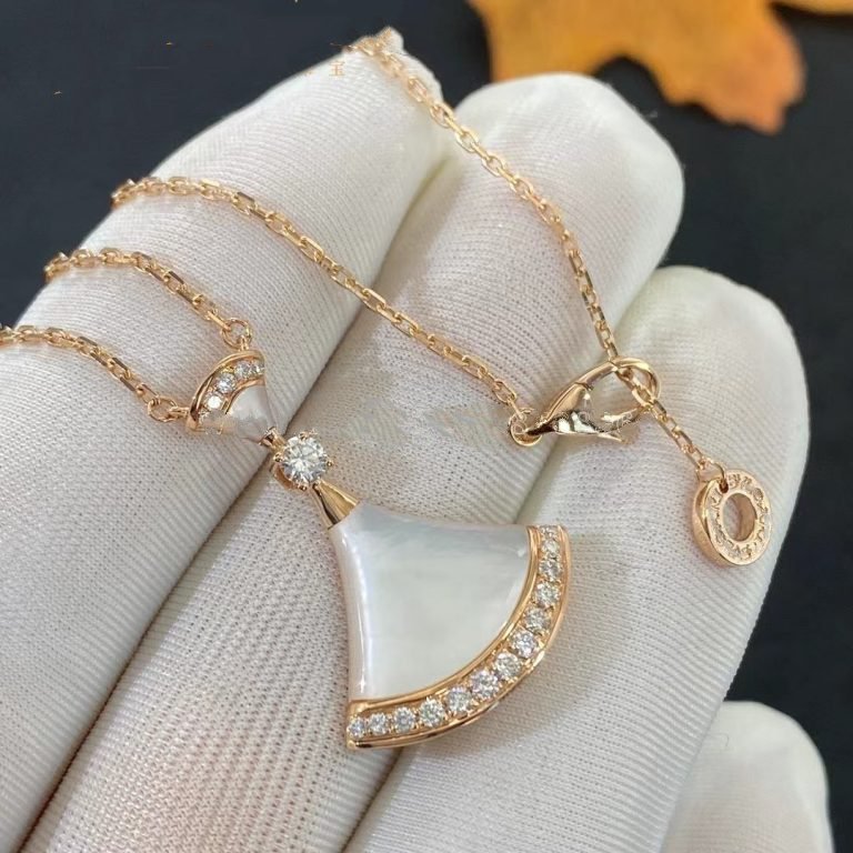 [Love Lucky]DREAM NECKLACE MOP PINK GOLD DIAMOND