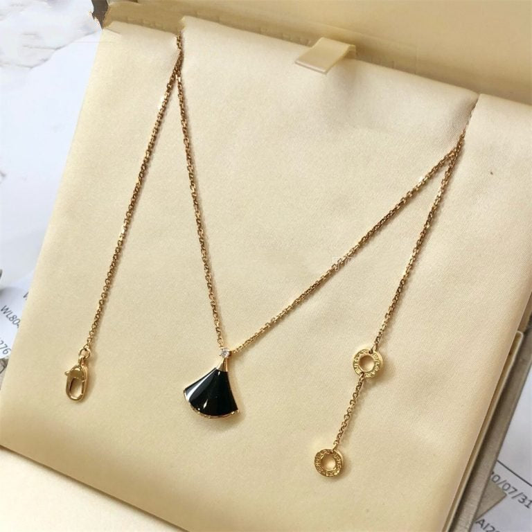 [Love Lucky] TRAUMKETTE ONYX 1 DIAMANT