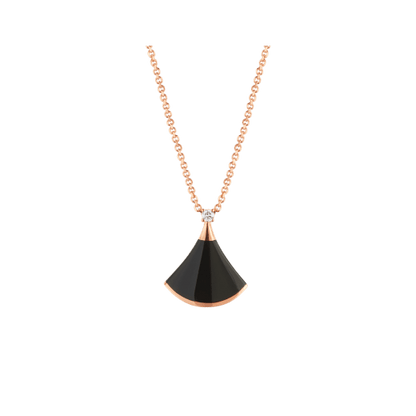 [Love Lucky] TRAUMKETTE ONYX 1 DIAMANT
