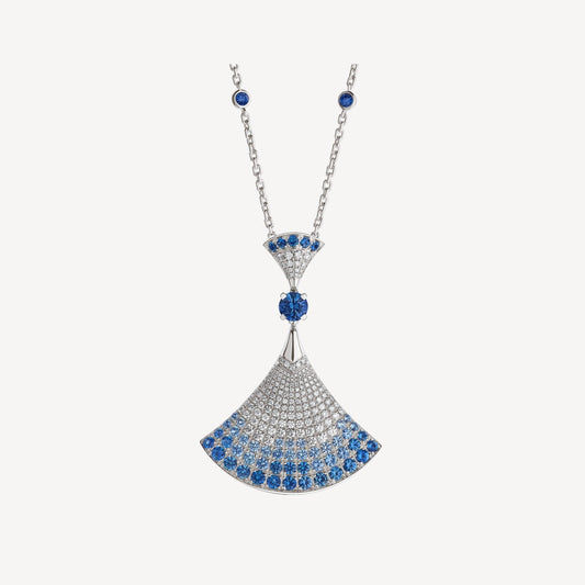 [Love Lucky] TRAUM HALSKETTE ACHAT SILBER DIAMANT