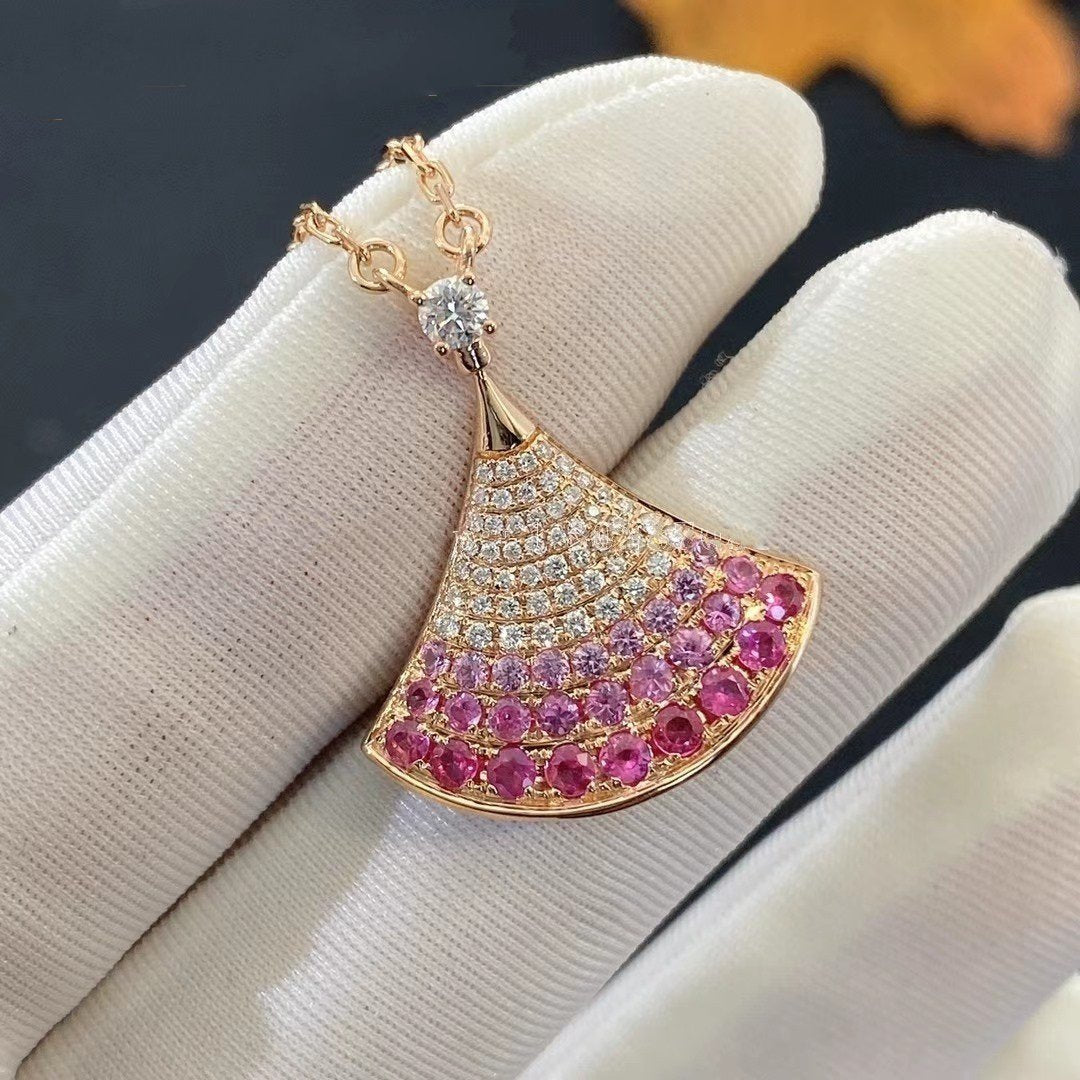 [Love Lucky] DREAM HALSKETTE ROSA GOLD ROSA DIAMANT