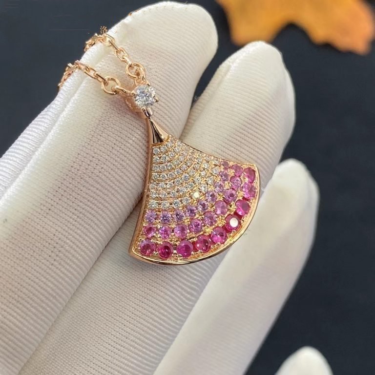 [Love Lucky] DREAM HALSKETTE ROSA GOLD ROSA DIAMANT